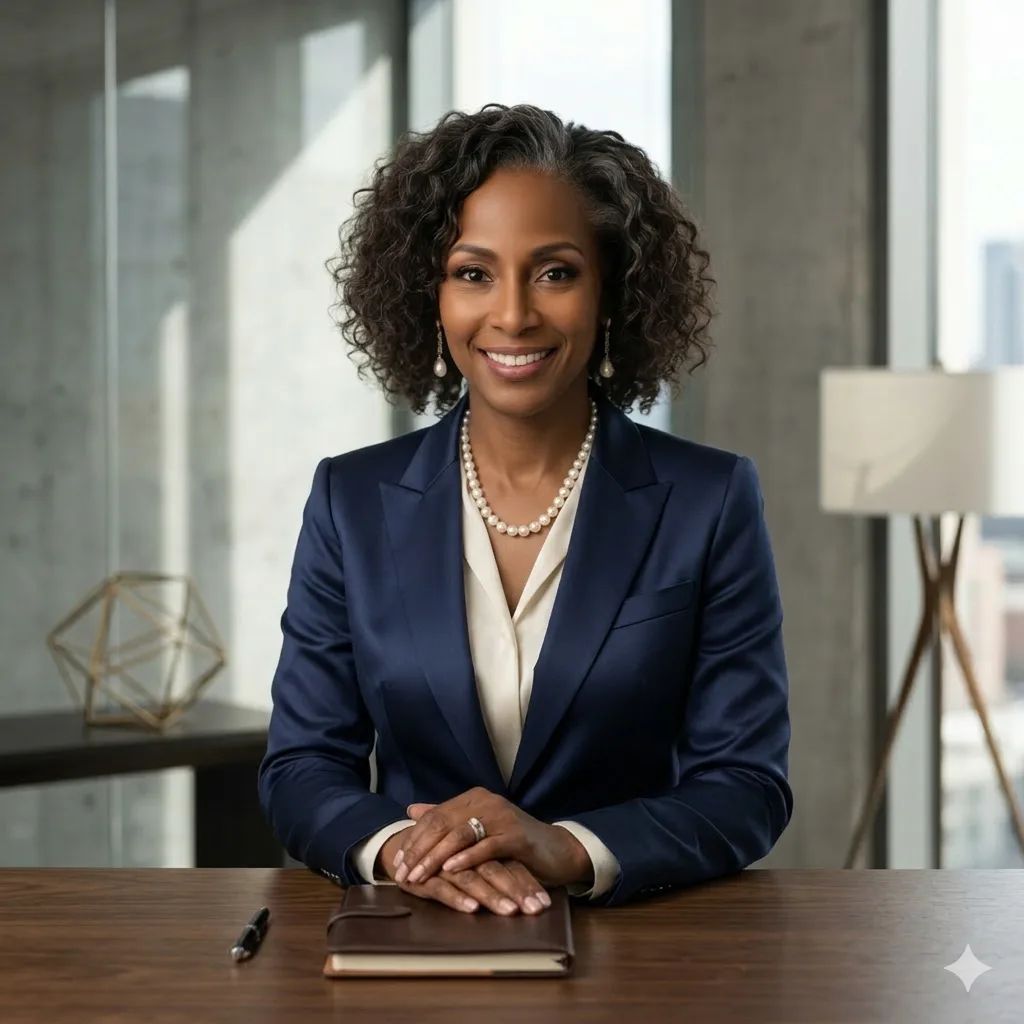 AI-enhanced brand portrait of Brenda