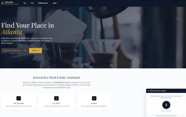 Atlanta Premier Real Estate website